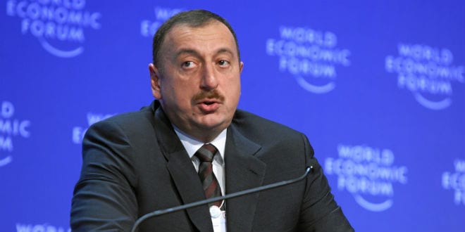 Ilham Aliyev, president of Azerbaijan, at the January 2009 World Economic Forum in Davos, Switzerland. Azerbaijan has made a rare move among nations in the Arab world: befriending Israel. (Photo: World Economic Forum)