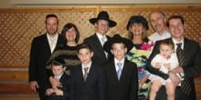 Leah with her family, who live in Israel, celebrating the Bar Mitzvah of her grandson. (Photo: Courtesy) 