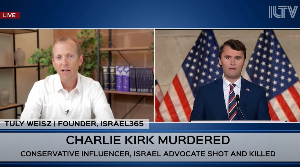 Tuly Robi Rabbi Tuly Weisz Remembers Charlie Kirk: A Champion for Israel and ...