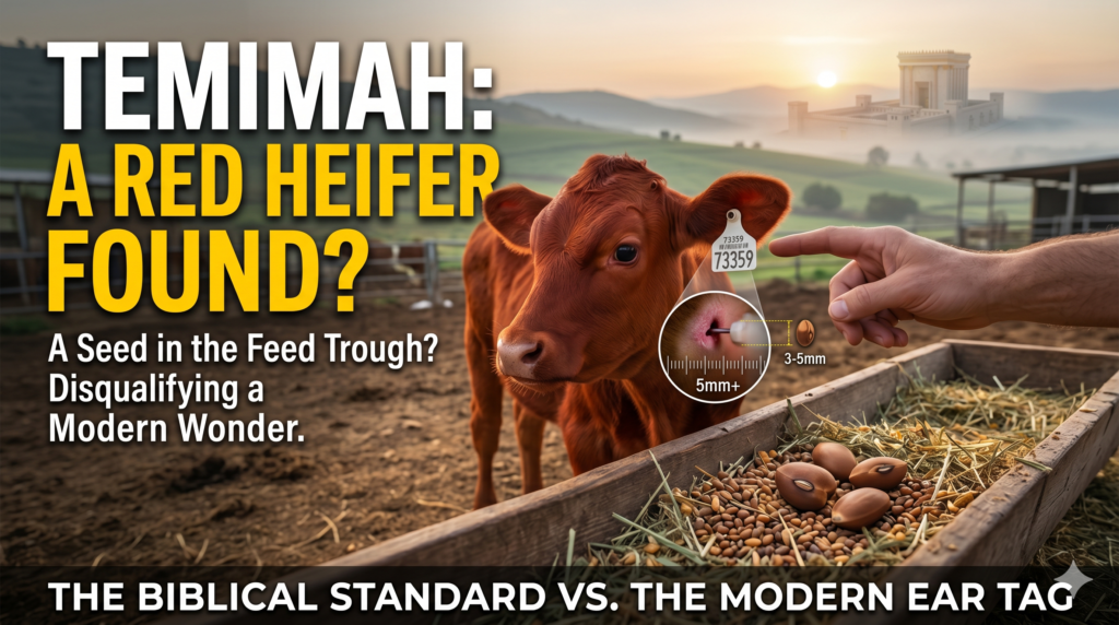 The seed in the feed trough: How common fodder disqualifies temimah ...